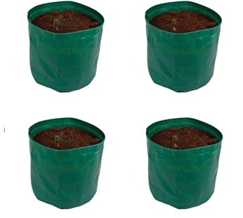 YUVAGREEN Terrace Gardening Leafy Vegetable Green Grow Bag 350 GSM (24″x24″)