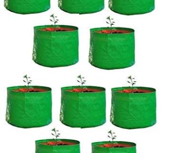 YUVAGREEN Gardening Leafy Vegetable Green Grow Bag (12″ X 15″) – (Pack of 10)