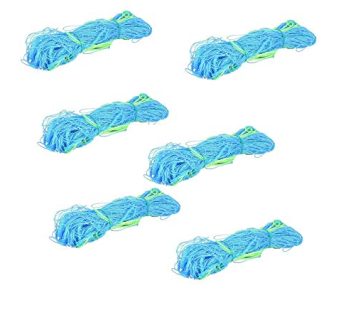 YUVAGREEN Agro Garden Netting Green House Creeper Plant Support Net, 6 Feet X 3 Feet (72″ X 36 “, Blue) Pack of 6