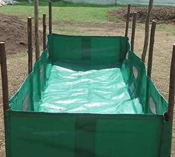 YUVAGREEN HDPE UV Stabilize Imported Vergin Fabric Agro Vermi Compost Making Bed Olive Green (10ftx4ftx2ft)